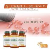 KIT VITAMINA D3 - 180 cápsulas (COMPRE 3 COM FRETE 0)